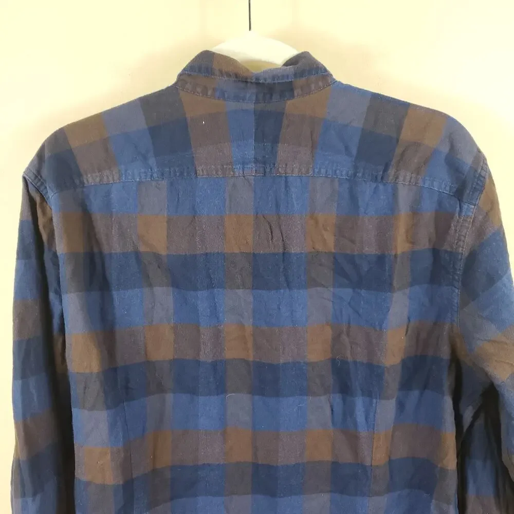 Banana Republic Plaid Tailored Slim Fit Button-up Shirt Size L